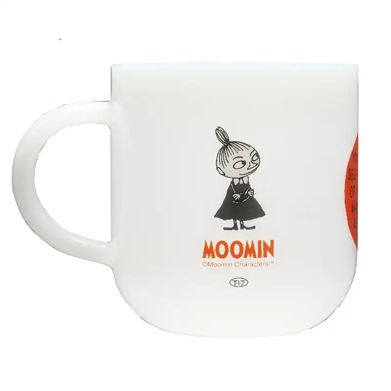 MOOMIN 乳白耐熱マグ リトルミイ